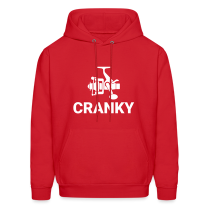 Fishing Cranky Hoodie - red