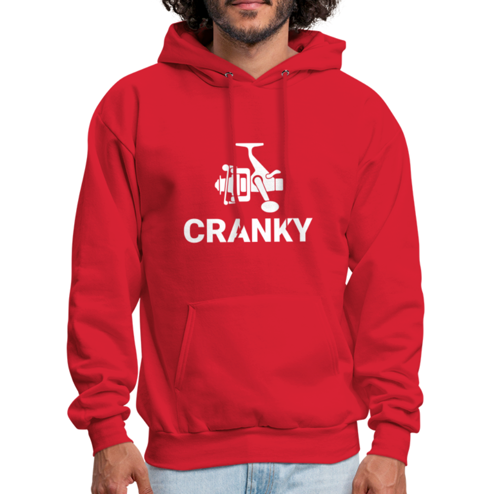 Fishing Cranky Hoodie - red