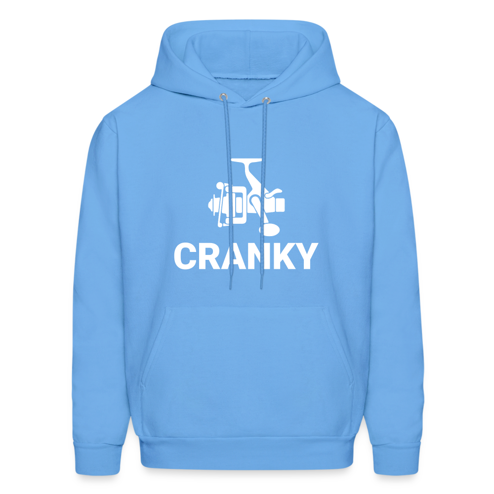 Fishing Cranky Hoodie - carolina blue