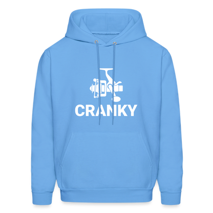 Fishing Cranky Hoodie - carolina blue