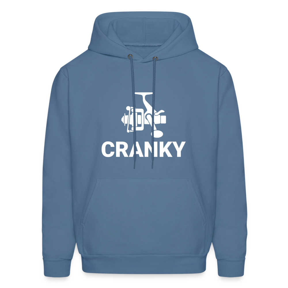 Fishing Cranky Hoodie - denim blue