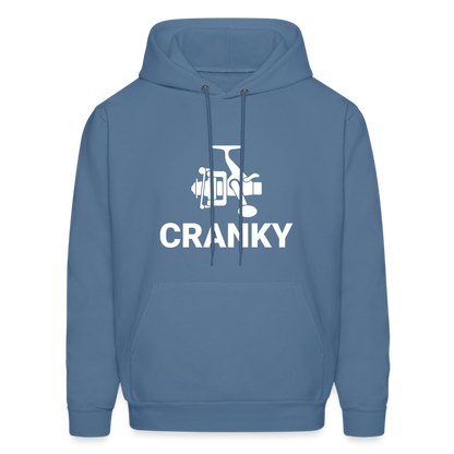 Fishing Cranky Hoodie - denim blue