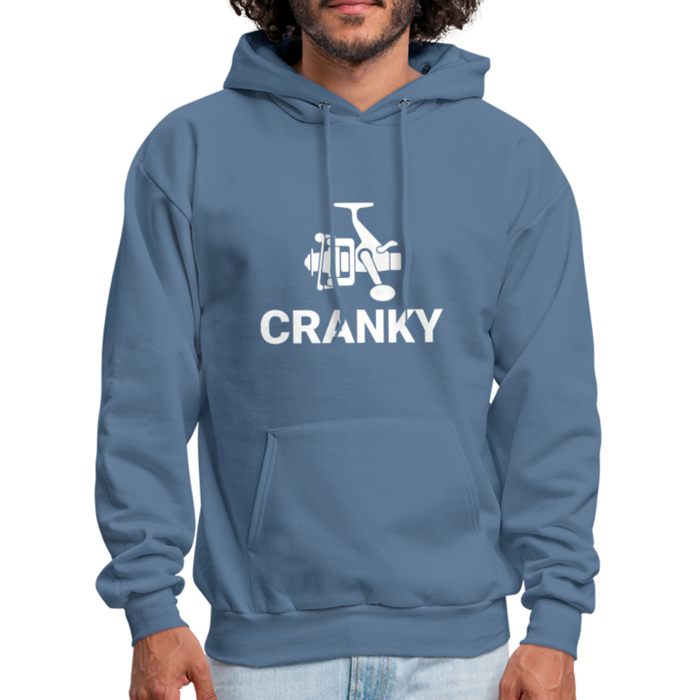 Fishing Cranky Hoodie - denim blue