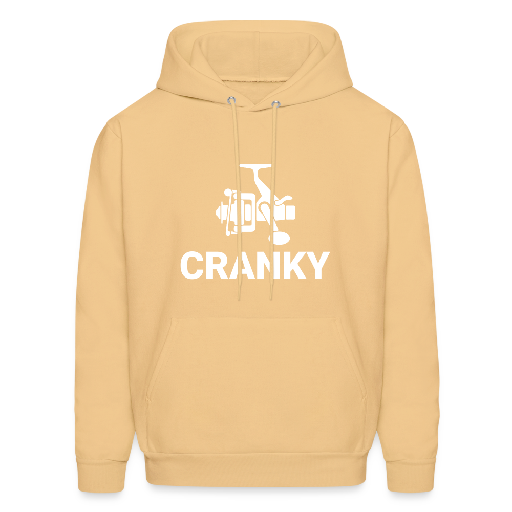 Fishing Cranky Hoodie - light yellow