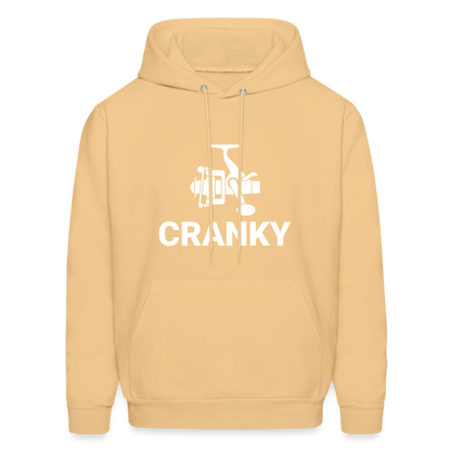 Fishing Cranky Hoodie - light yellow