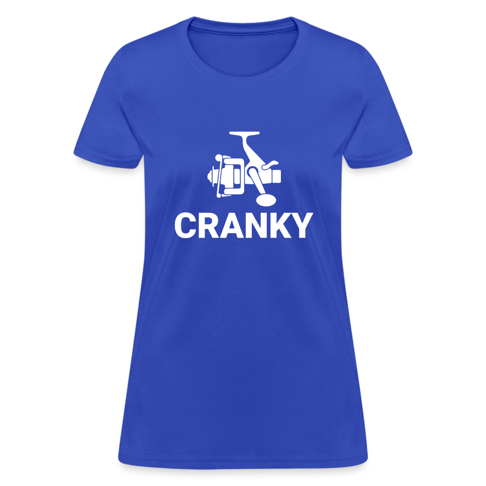 Fishing Cranky Women's T-Shirt - royal blue