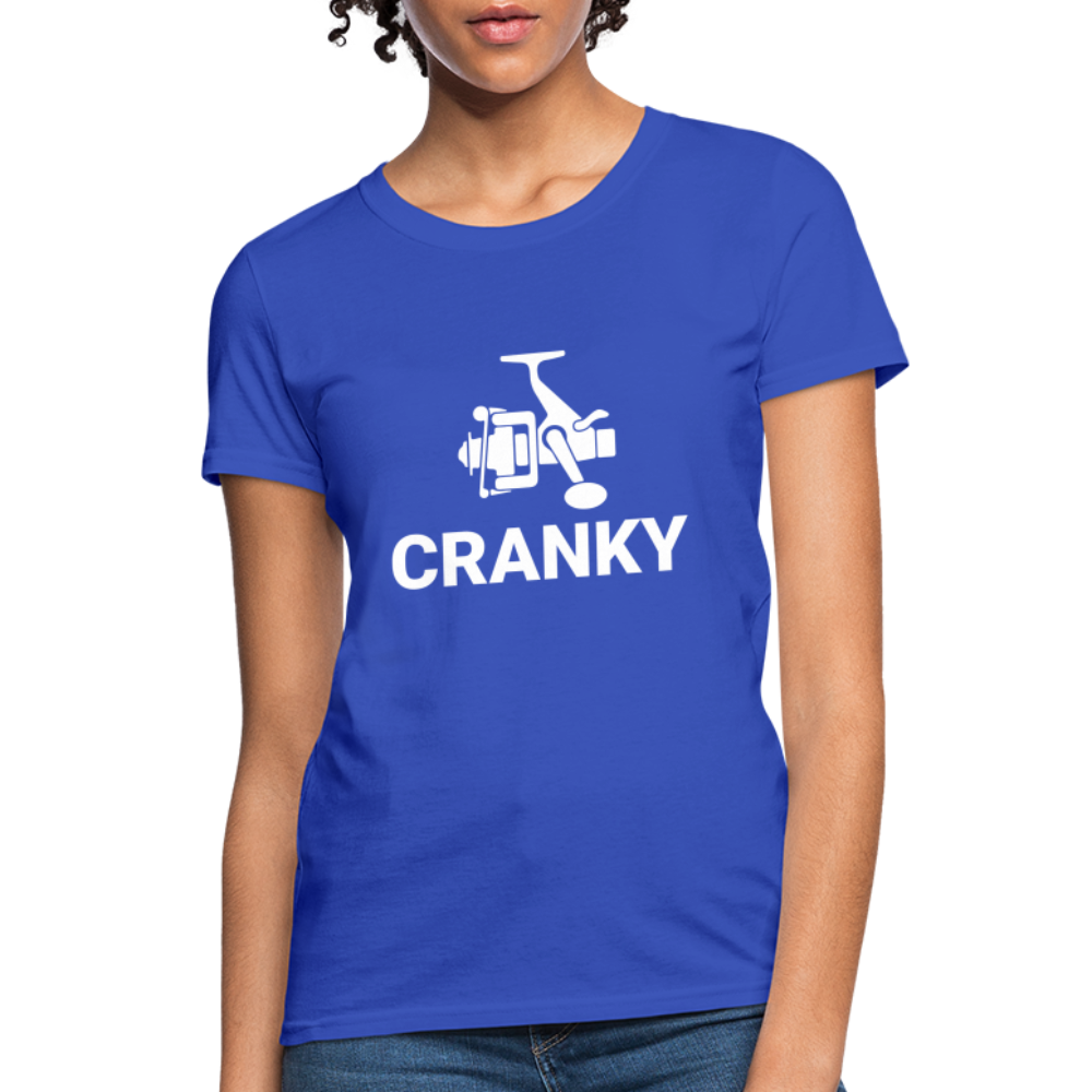 Fishing Cranky Women's T-Shirt - royal blue