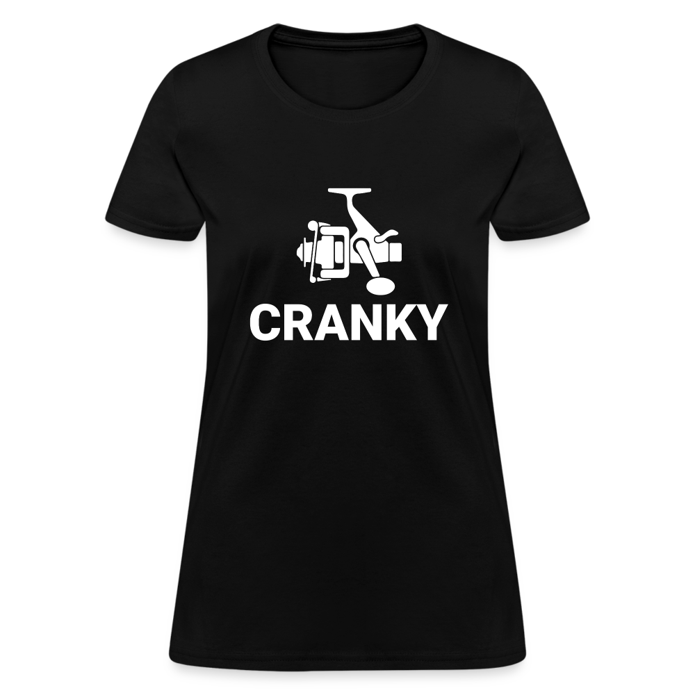 Fishing Cranky Women's T-Shirt - black