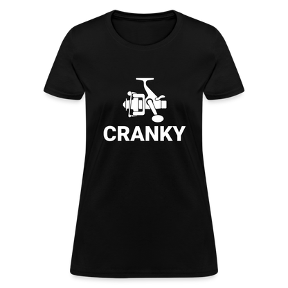 Fishing Cranky Women's T-Shirt - black