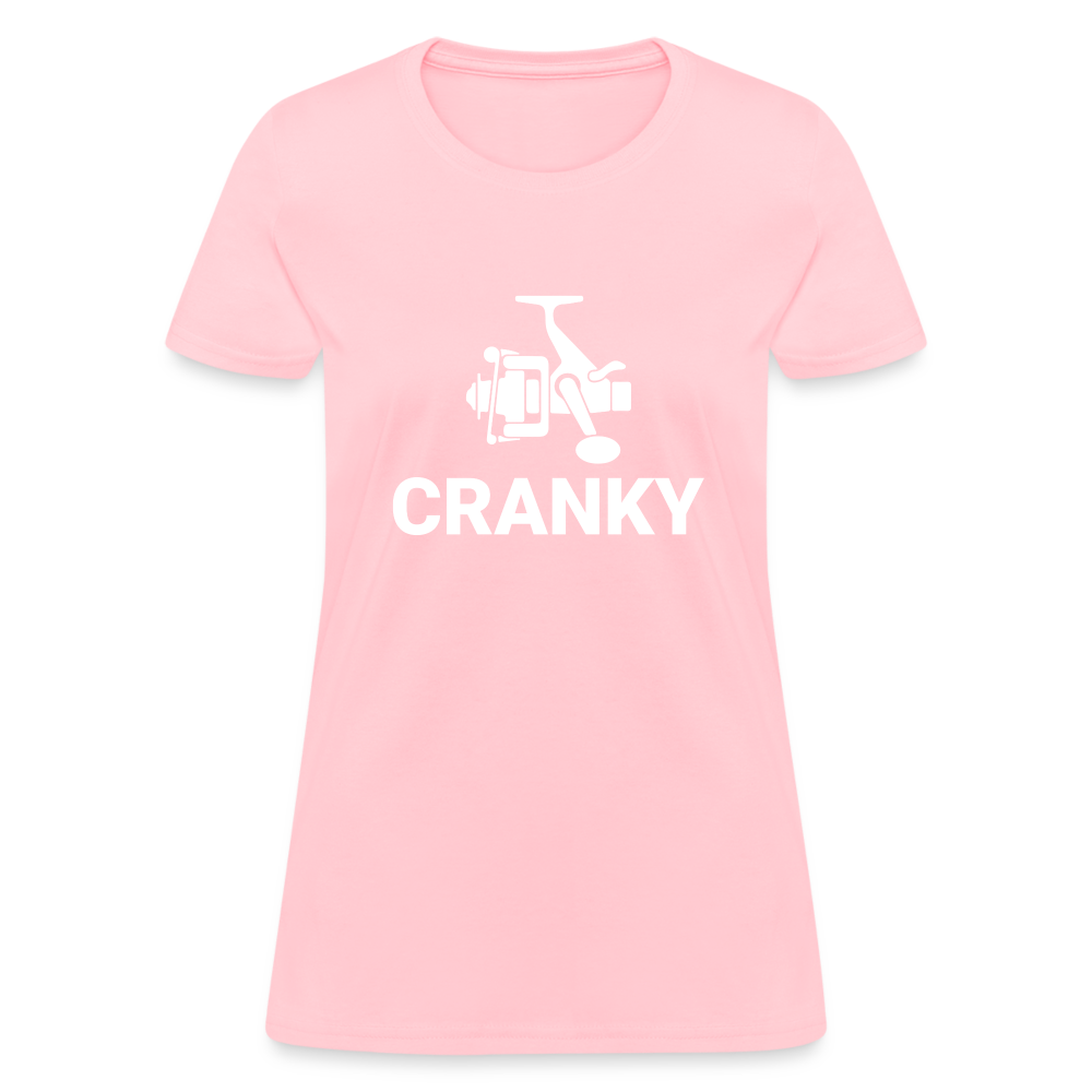 Fishing Cranky Women's T-Shirt - pink