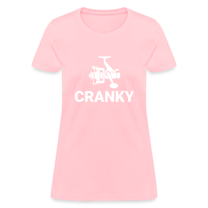 Fishing Cranky Women's T-Shirt - pink