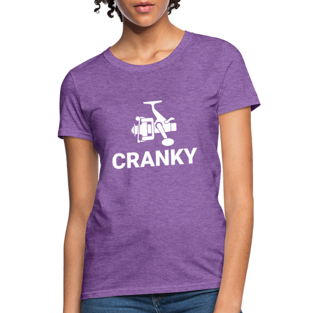 Fishing Cranky Women's T-Shirt - purple heather