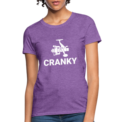 Fishing Cranky Women's T-Shirt - purple heather