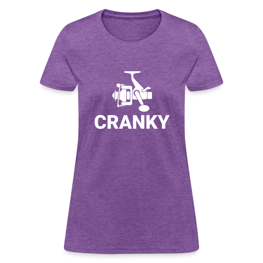 Fishing Cranky Women's T-Shirt - purple heather