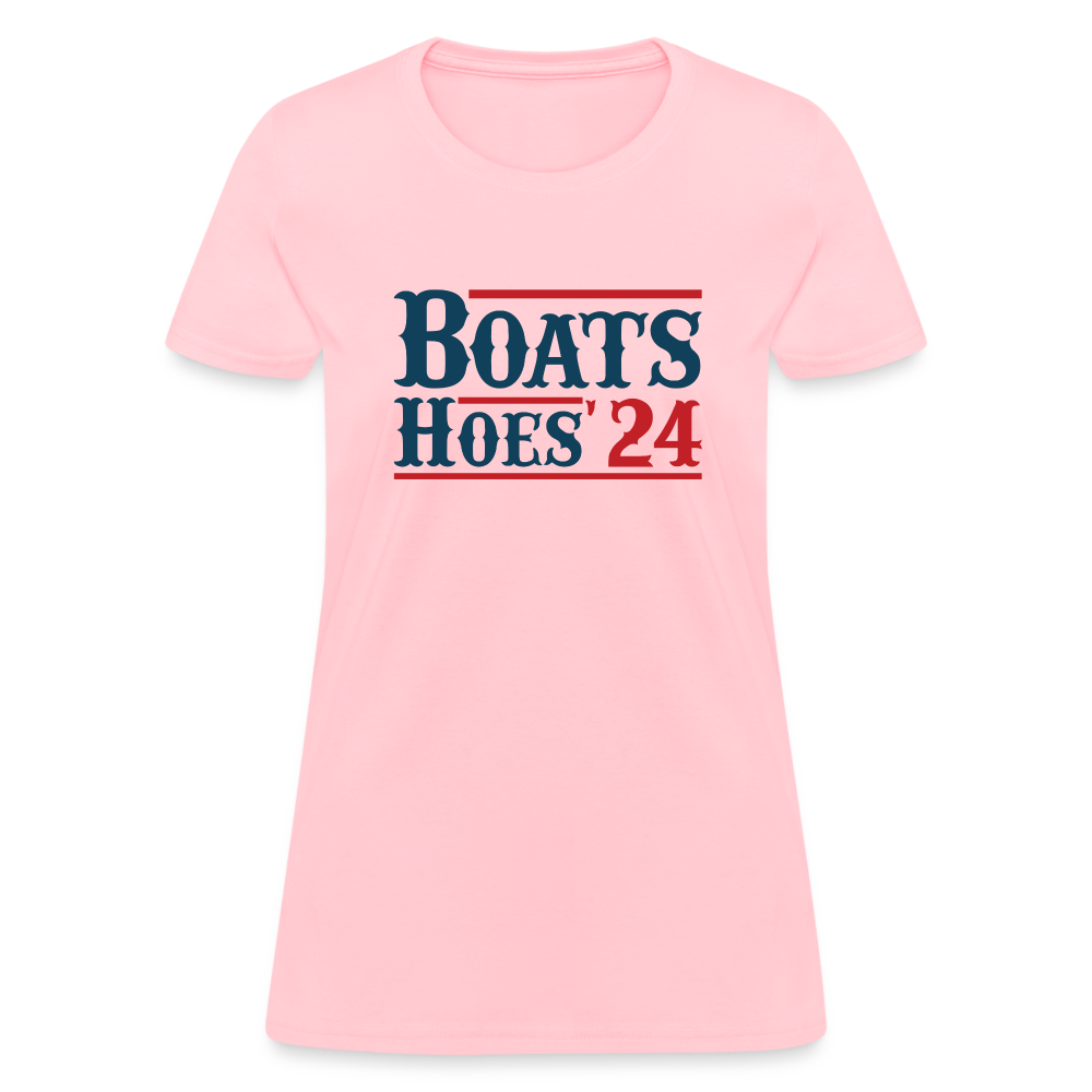 Boats and Hoes Women's T-Shirt - pink