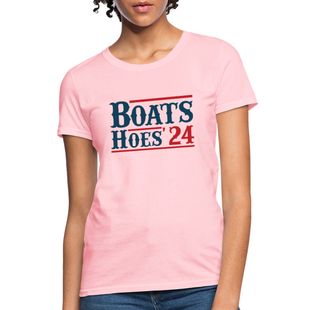 Boats and Hoes Women's T-Shirt - pink