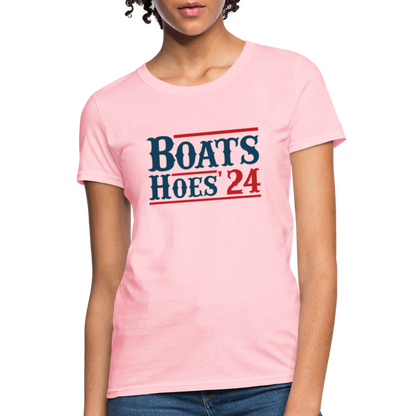 Boats and Hoes Women's T-Shirt - pink