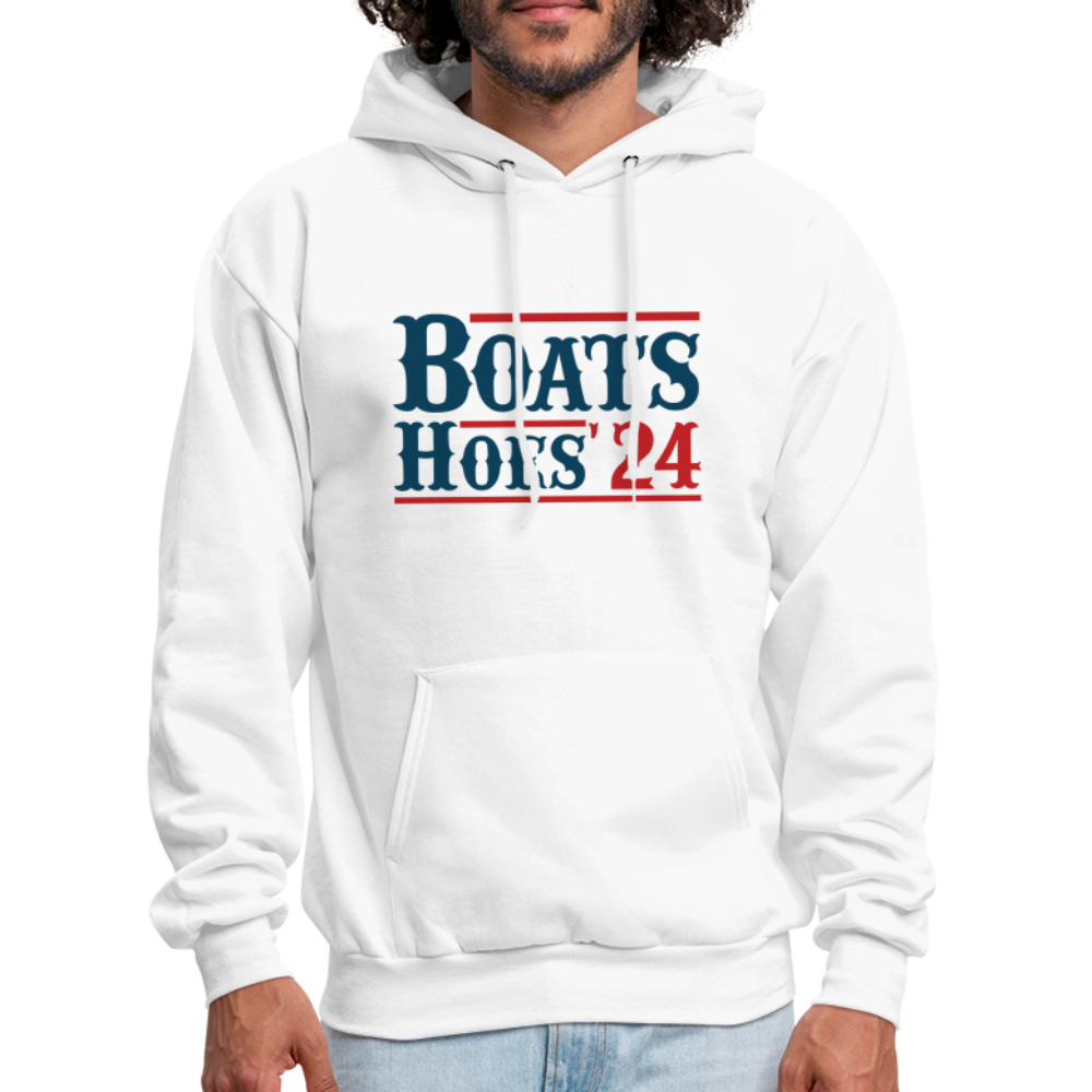 Boats and Hoes Hoodie - white