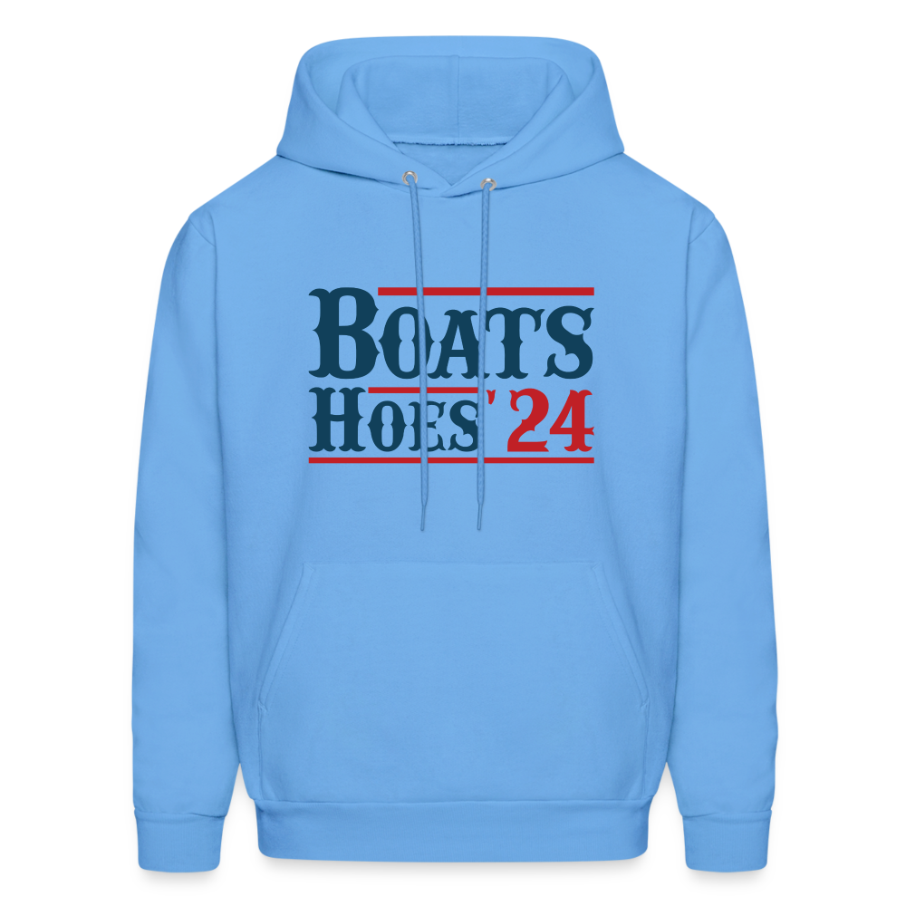 Boats and Hoes Hoodie - carolina blue