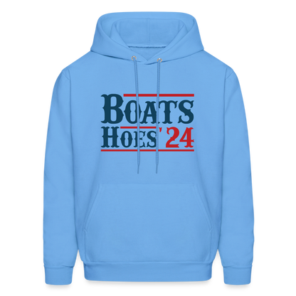 Boats and Hoes Hoodie - carolina blue