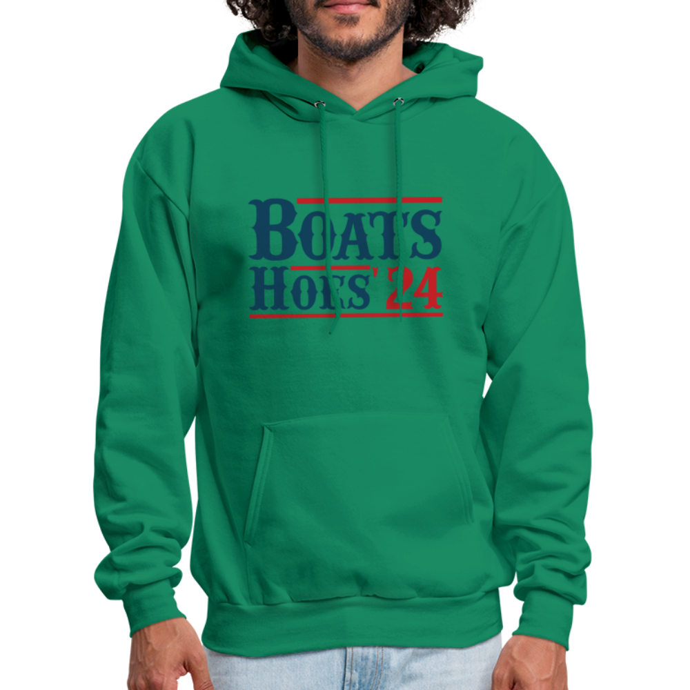 Boats and Hoes Hoodie - kelly green