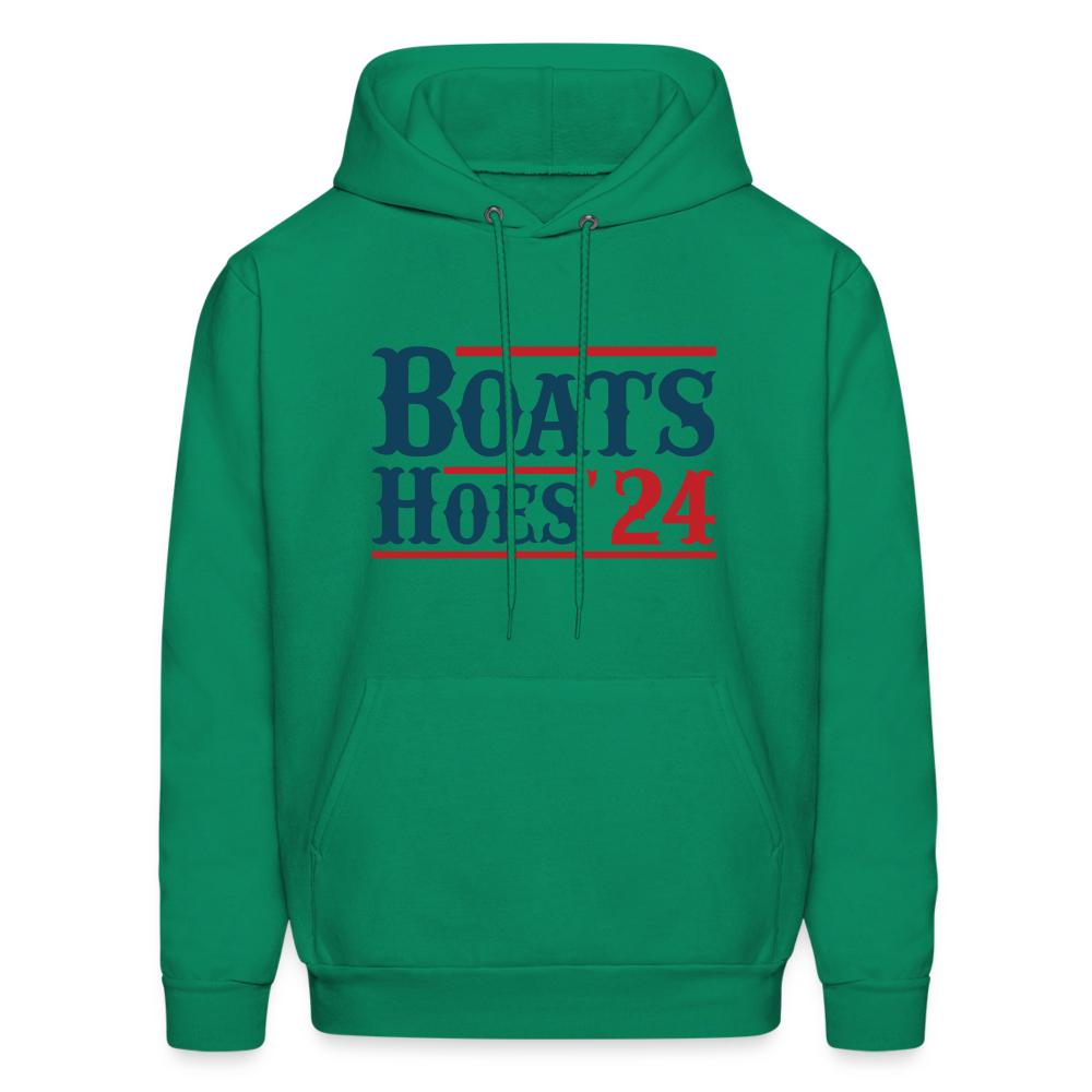 Boats and Hoes Hoodie - kelly green