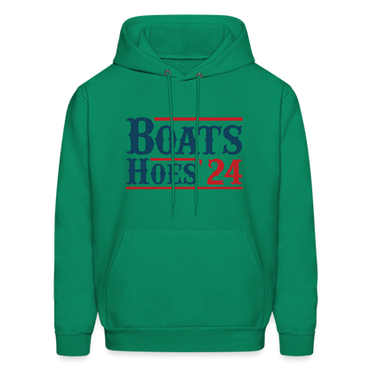 Boats and Hoes Hoodie - kelly green