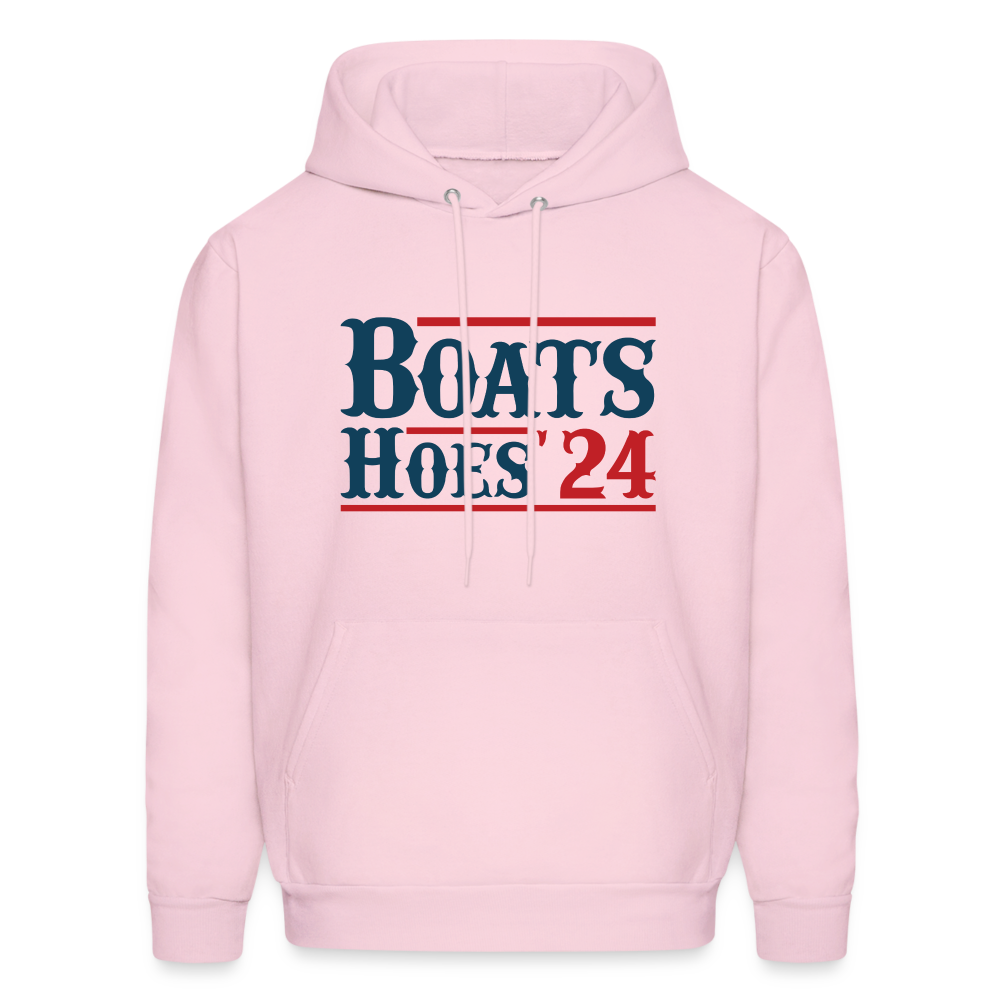 Boats and Hoes Hoodie - pale pink