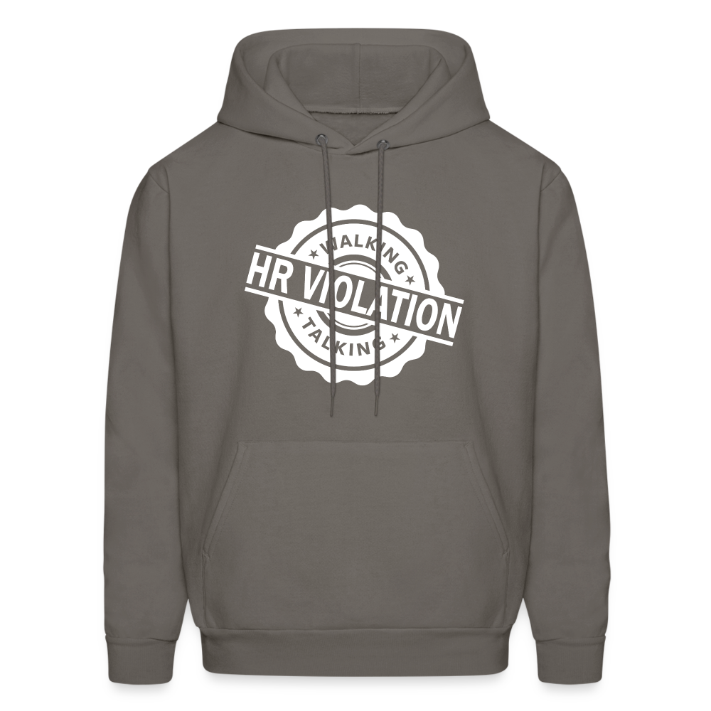 Walking Talking HR Violation Hoodie (Work Humor) - asphalt gray