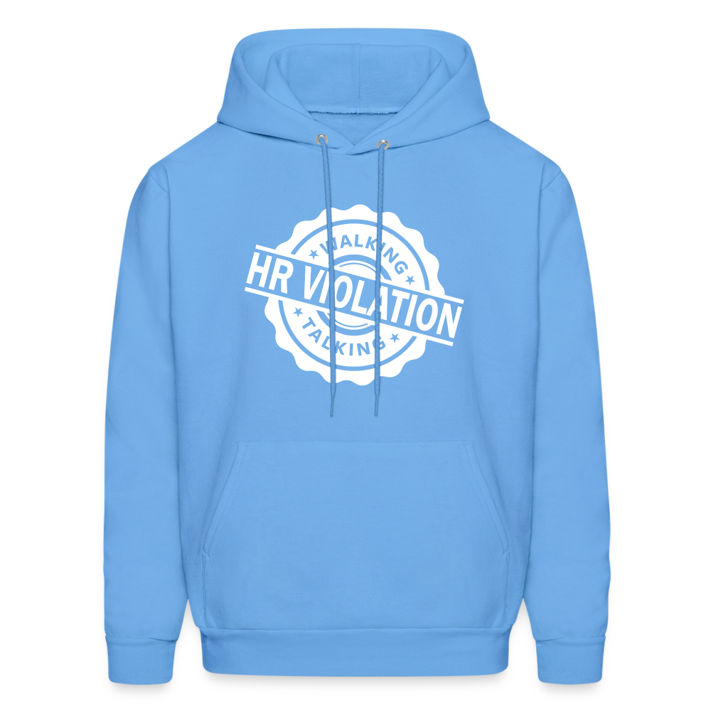 Walking Talking HR Violation Hoodie (Work Humor) - carolina blue