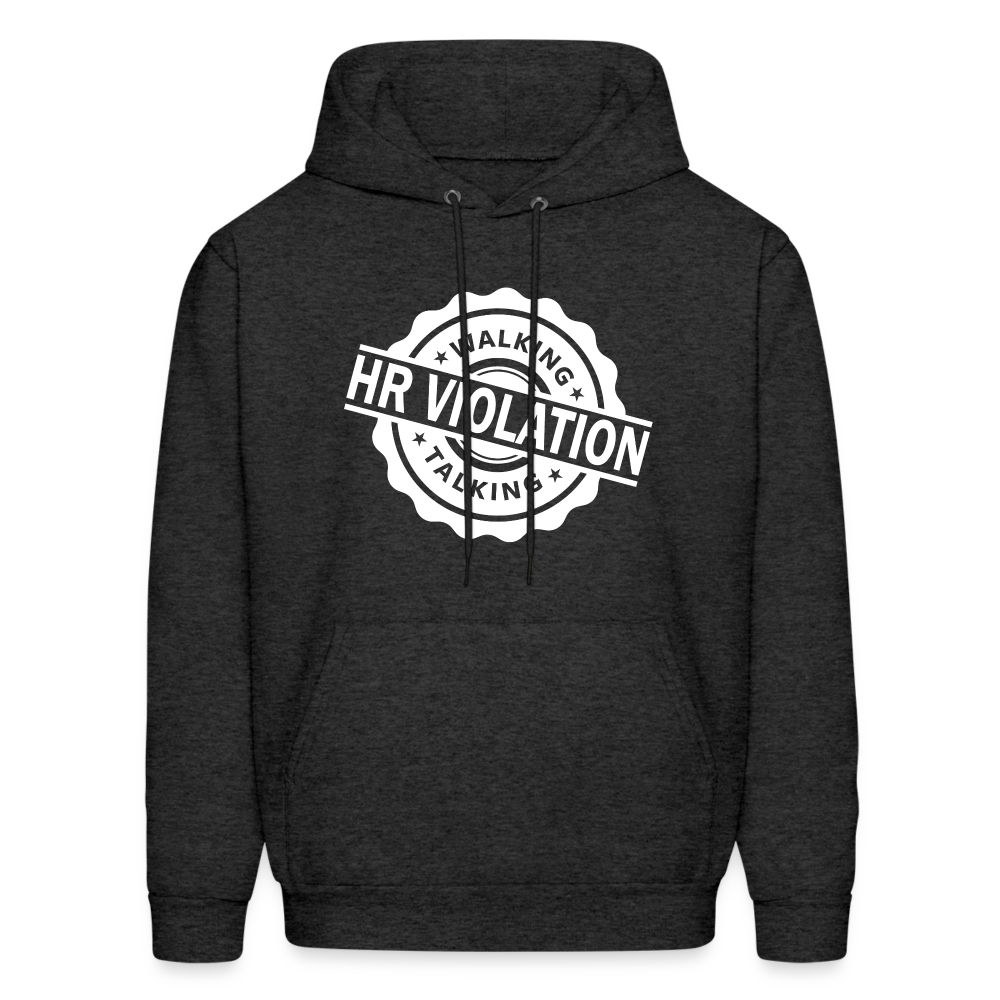 Walking Talking HR Violation Hoodie (Work Humor) - charcoal grey