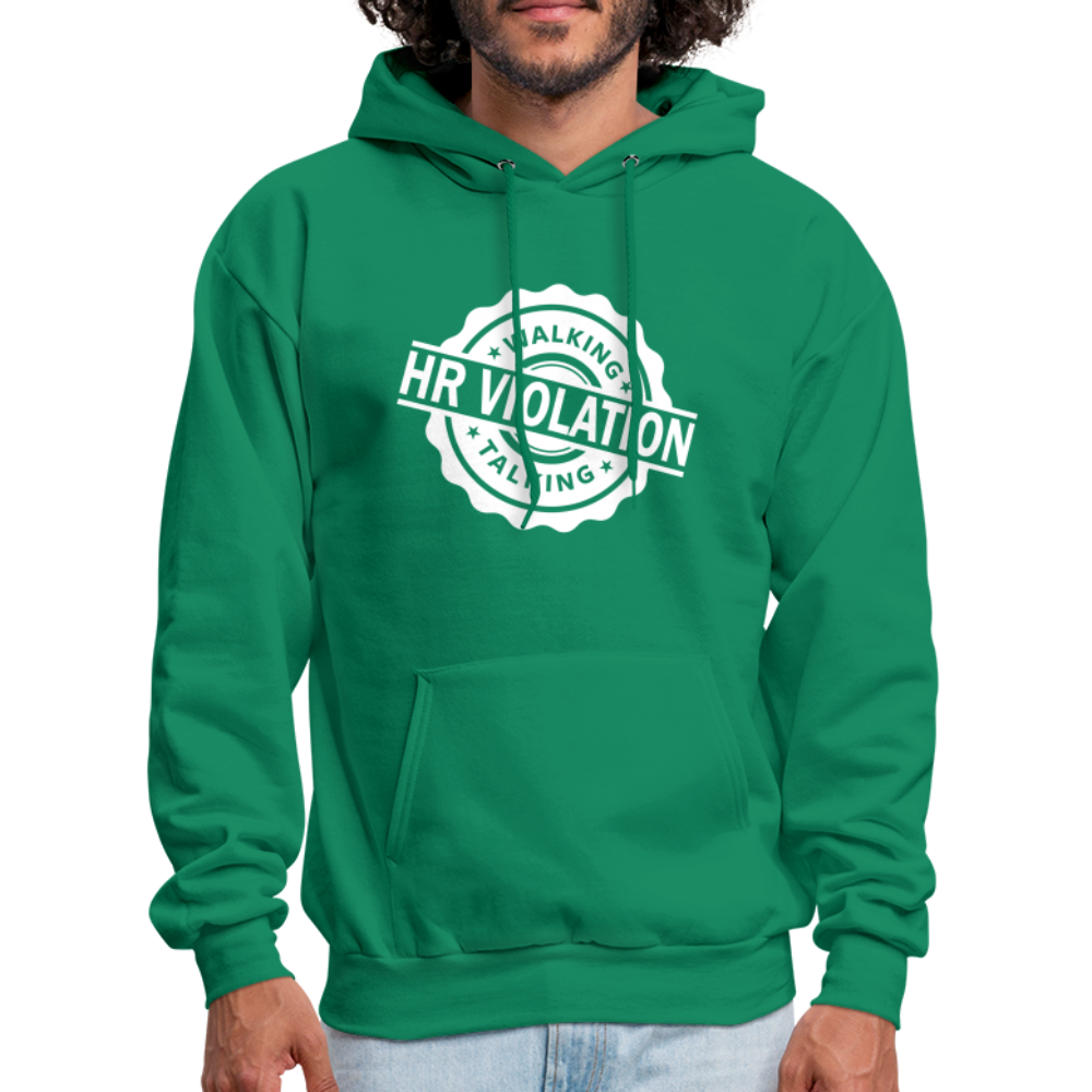 Walking Talking HR Violation Hoodie (Work Humor) - kelly green