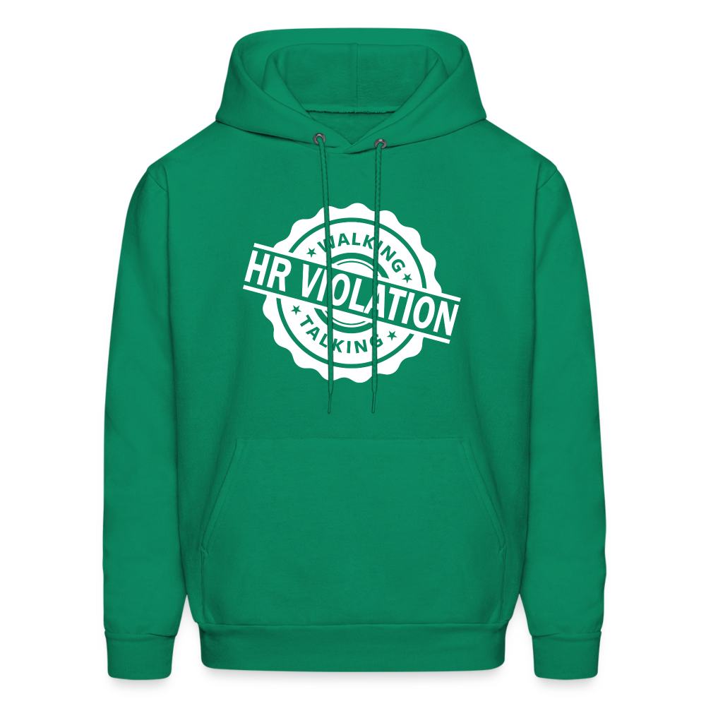 Walking Talking HR Violation Hoodie (Work Humor) - kelly green