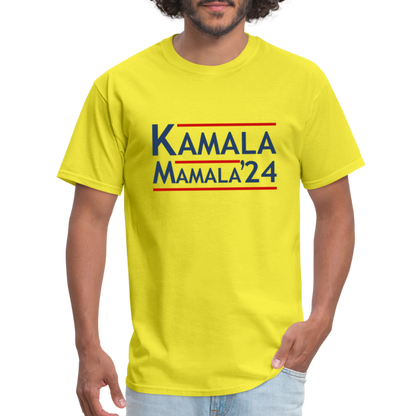 Kamala Mamala T-Shirt (2024 Election) - yellow