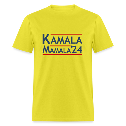 Kamala Mamala T-Shirt (2024 Election) - yellow