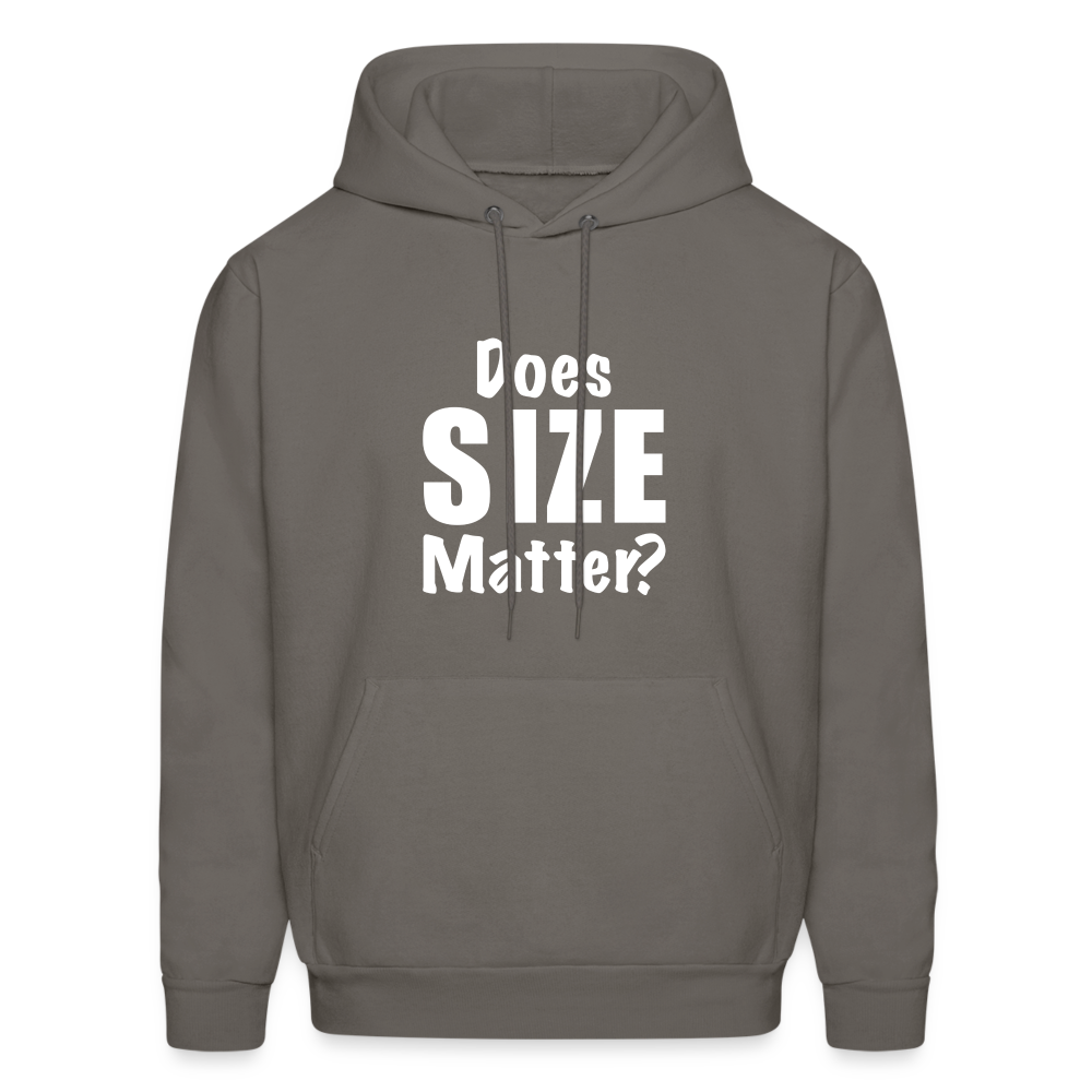 Does Size Matter Hoodie - asphalt gray