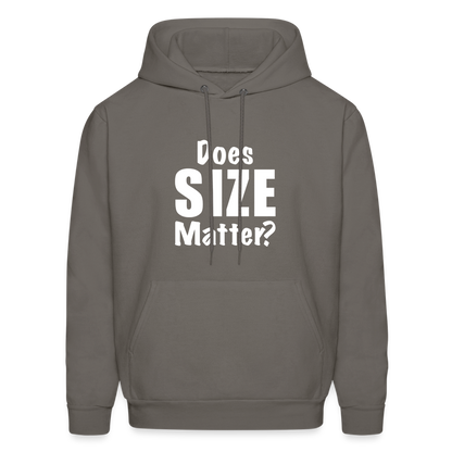 Does Size Matter Hoodie - asphalt gray