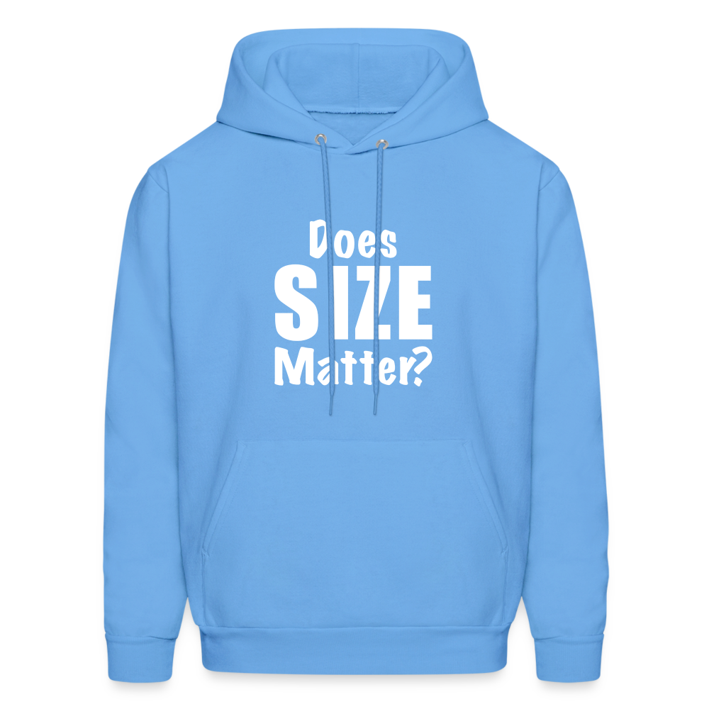 Does Size Matter Hoodie - carolina blue