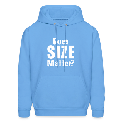 Does Size Matter Hoodie - carolina blue