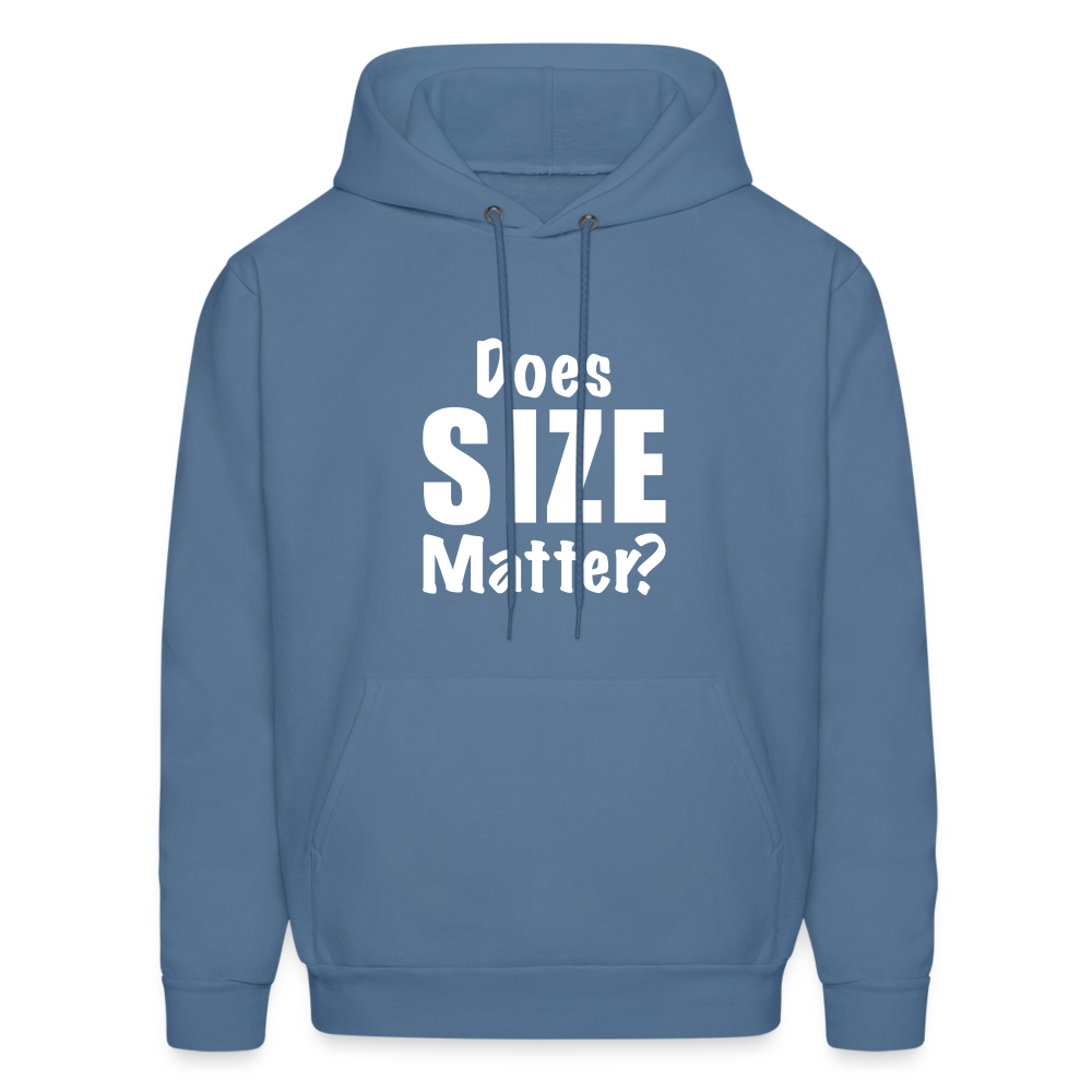 Does Size Matter Hoodie - denim blue