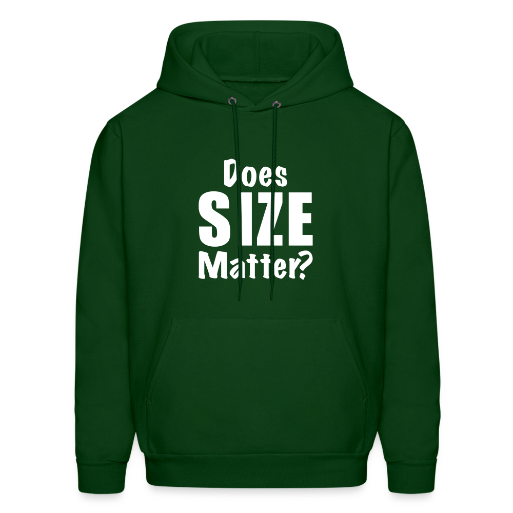 Does Size Matter Hoodie - forest green