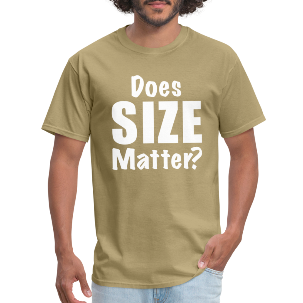 Does Size Matter T-Shirt - khaki