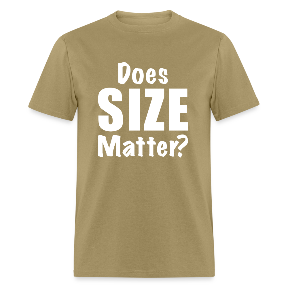 Does Size Matter T-Shirt - khaki