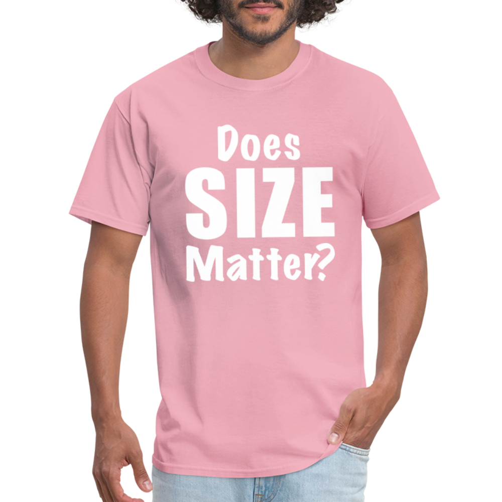 Does Size Matter T-Shirt - pink