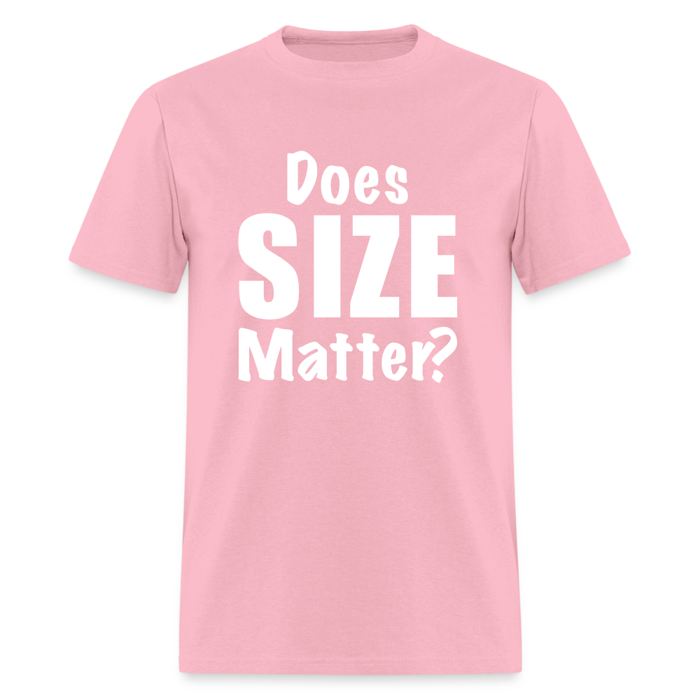 Does Size Matter T-Shirt - pink