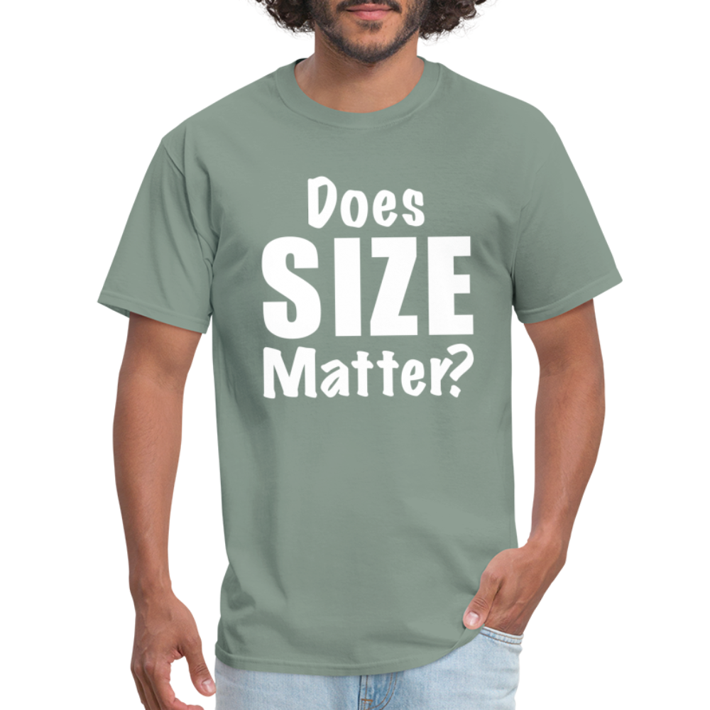 Does Size Matter T-Shirt - sage