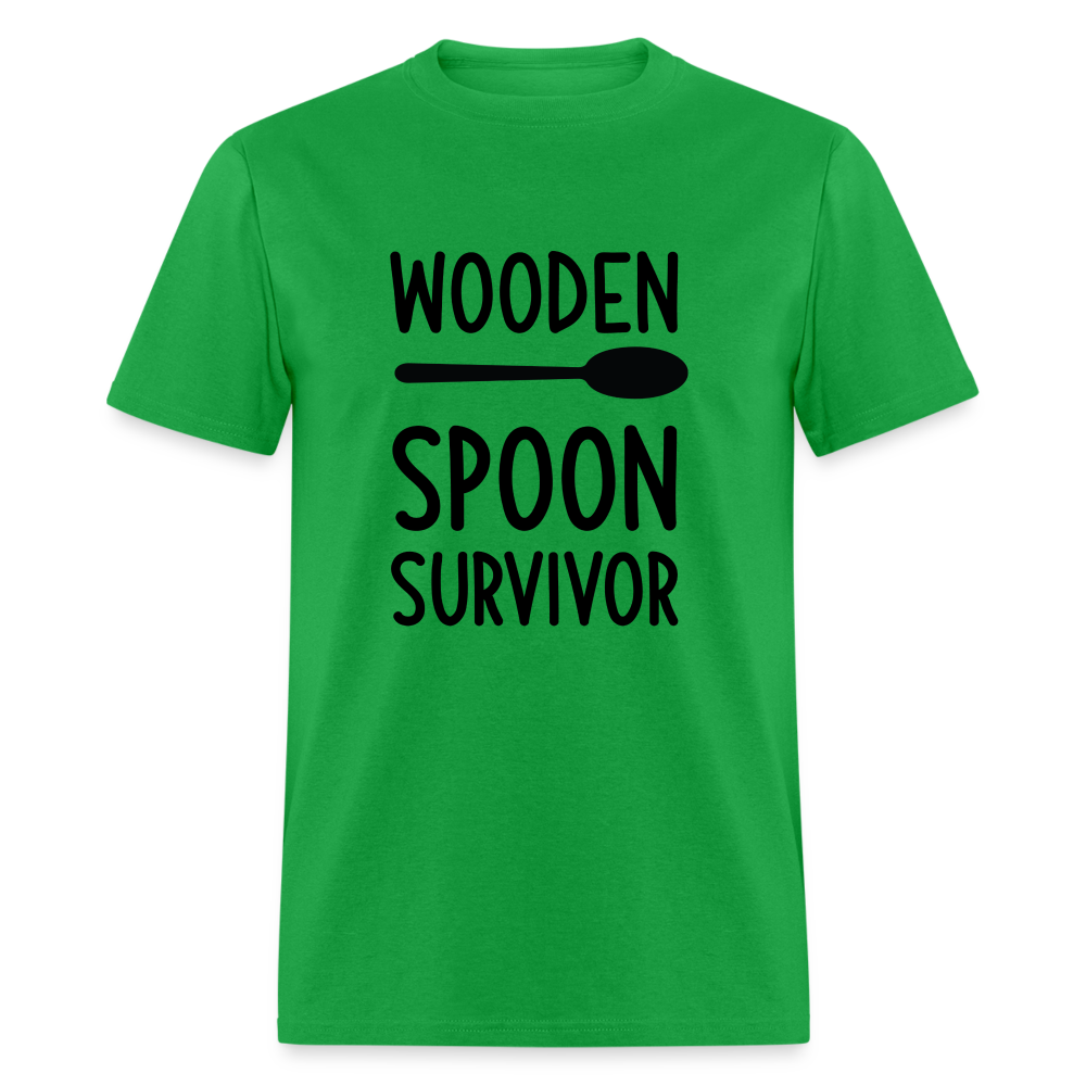 Wooden Spoon Survivor T-Shirt - bright green