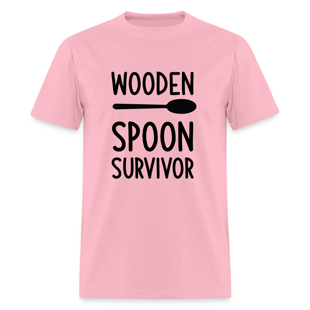 Wooden Spoon Survivor T-Shirt - pink