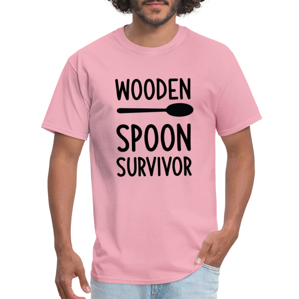 Wooden Spoon Survivor T-Shirt - pink