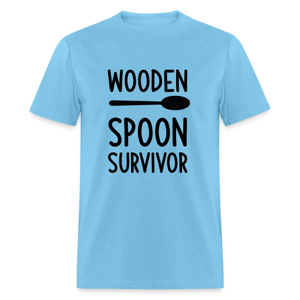 Wooden Spoon Survivor T-Shirt - aquatic blue